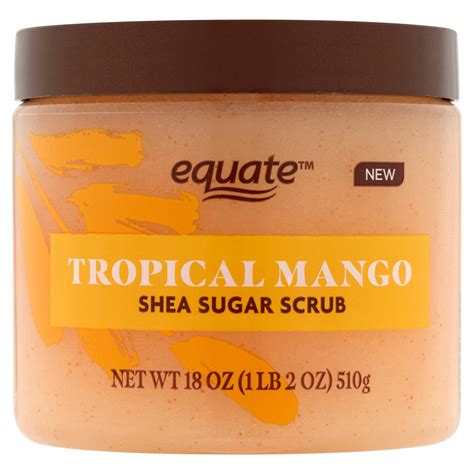 Equate Shea Sugar Scrub Tropical Mango 18 Oz