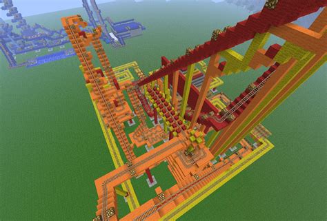 Minecraft Roller Coaster Map