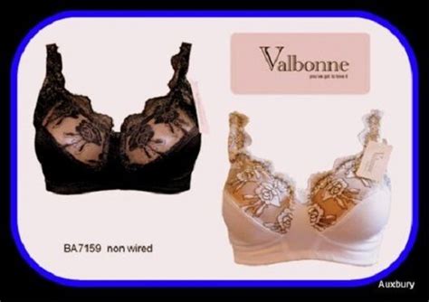 New Enhanced Size Upto 46h White Black Navy Unwired Or Wired Bra Choice