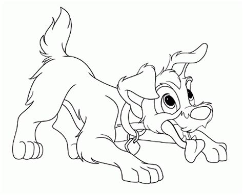 Lady And The Tramp 2 Scamp Coloring Pages