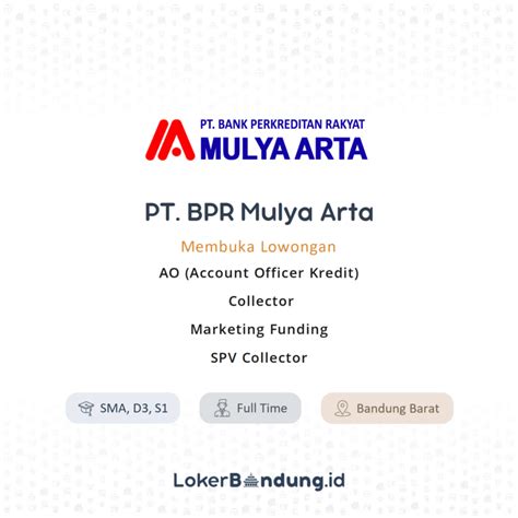 Lowongan Kerja AO Account Officer Kredit Collector Marketing