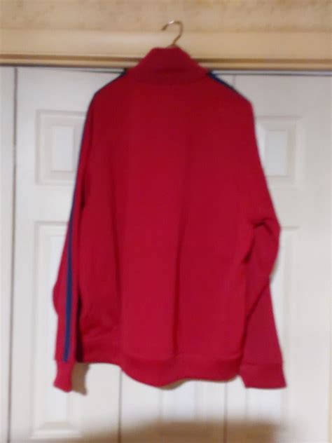 Mens Polo Ralph Lauren Zip Jacket Size Xxl Red N Navy Blue Ebay