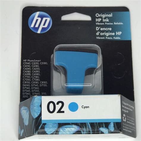 Hp Oem Genuine Hp Ink Cartridge Cyan Blue New Sealed Exp July