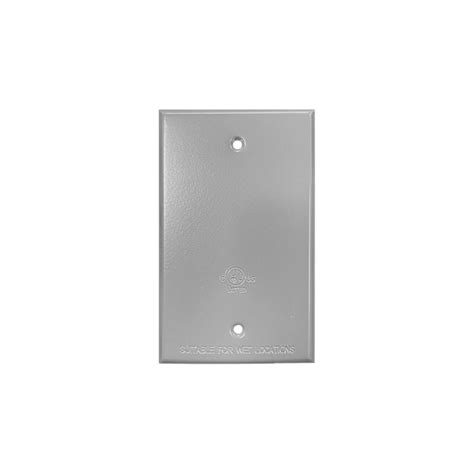 TAPA CIEGA RECTANGULAR ARGOS 8800470 UL ALUMINIO 4X2 PIEZA