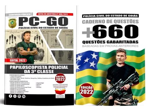 Concurso Pc Go Papiloscopista Policial Da Classe Pol Cia Civil De