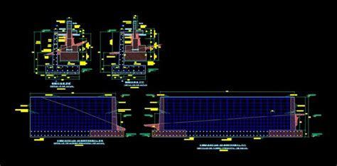 Muro De Contencion En AutoCAD Descargar CAD 163 56 KB Bibliocad