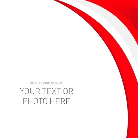 Premium Vector | Red and white abstract background vector