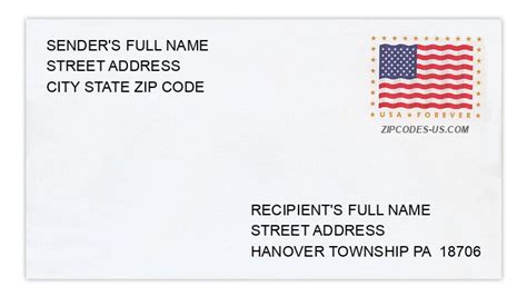 HANOVER TOWNSHIP, Pennsylvania ZIP Codes