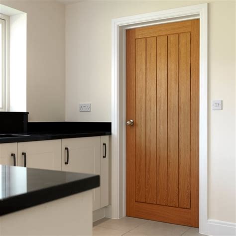 JB Kind Internal Oak Fully Finished Thames 1P FD30 Fire Door At Leader