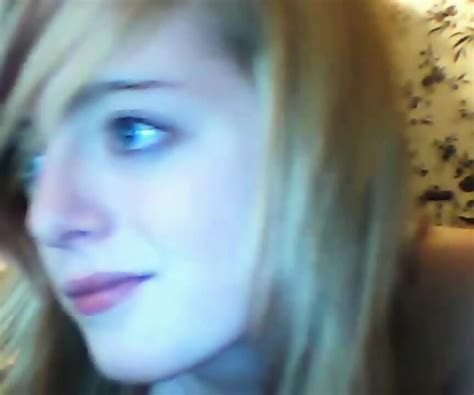 Blonde Masturbating And Moans Loudly