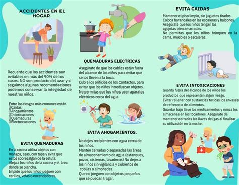 Triptico Prevencion De Accidentes Y Caidas En Niños Pdf