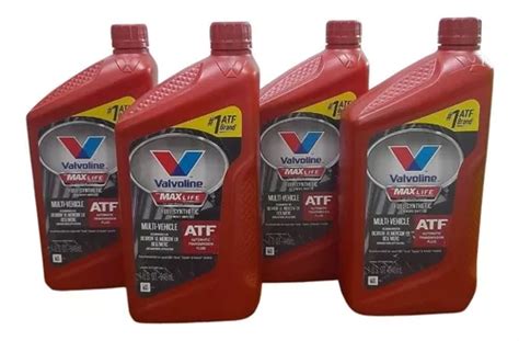 Pack X Aceite Valvoline Atf Max Life Full Synthetic