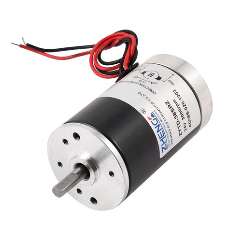 Uxcell Dc 24v Motor 3000rpm 7w Permanent Magnet Micro Brushed Motor W