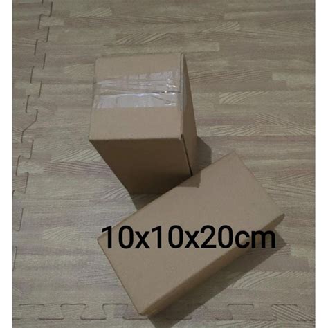 Jual Kardus Polos 10x10x20cm Box Packing Mamalia Shopee Indonesia