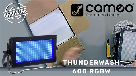 Cameo Thunderwash Rgbw Unboxing Youtube