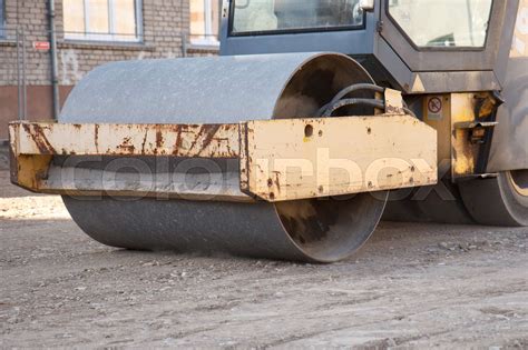 Road paving equipment | Stock image | Colourbox