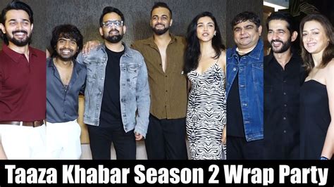 Taaza Khabar Season Shoot Wrap Party Bhuvan Bam Shriya Pilgaonkar