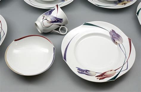 Art Of Antik Meissen Kaffeeservice Wellenspiel Tulpe Und Mohn Wahl