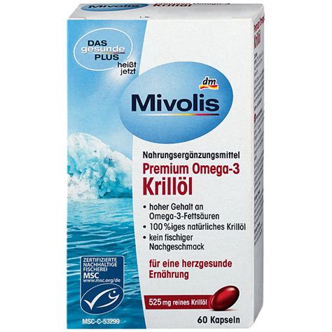 Mivolis Premium Omega 3 Krillöl Kapseln