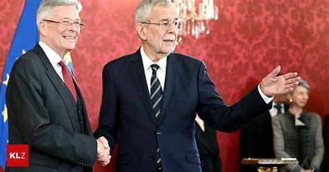 Dritte Amtszeit Peter Kaiser Von Bundespr Sident Van Der Bellen Angelobt