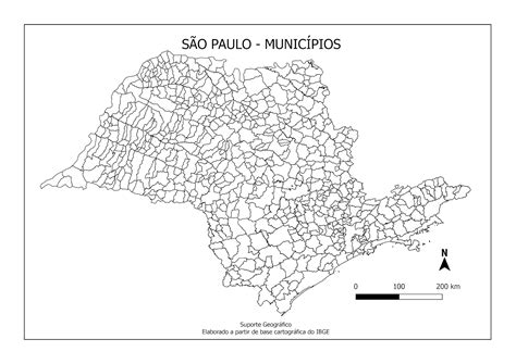 Mapa Da Cidade De São Paulo Para Colorir - NAZAEDU