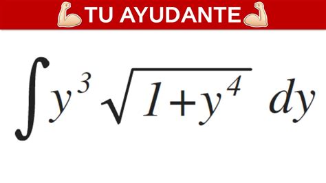 Integrales Por Cambio De Variable Ejercicio Resuelto 4 YouTube