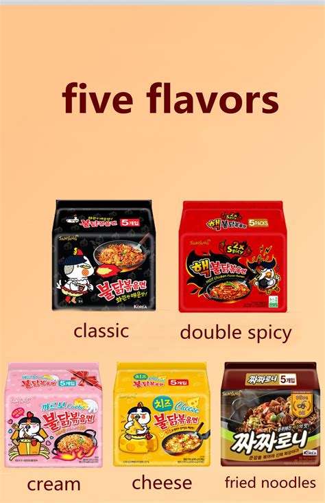 Korean Hot Chicken Flavor Ramen Sam Yang Creamy Turkey Noodles