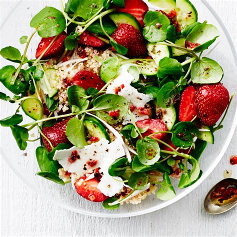 Strawberry, Quinoa, and Ricotta Salata Salad Recipe – Sunset Magazine