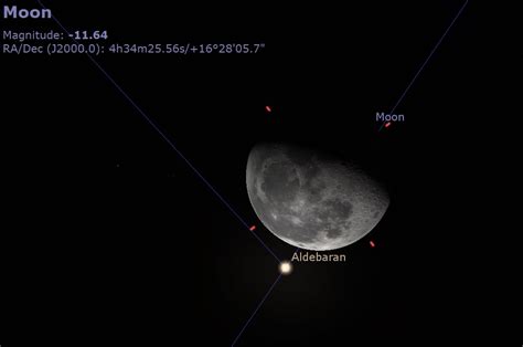 Occultation Palooza: The Moon Covers Aldebaran and More - Universe Today