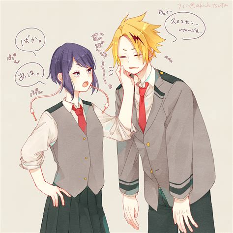 Jiro and Kaminari by @akichitsuta : r/KamiJirou