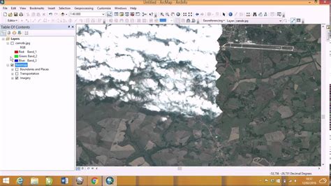 Georreferenciando Imagem Do Google Earth No Arcgis Youtube