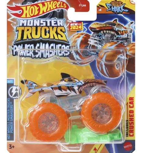 Hot Wheels Monster Trucks Power Smashers Tiger Shark Mattel MercadoLivre