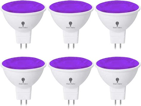 Pack Bluex Led Mr Purple Light Bulb W Watt Equivalent Gu