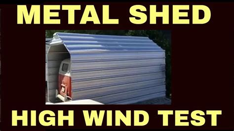 Harbor Freight Portable Garage Into Permanent Structure High Wind Test