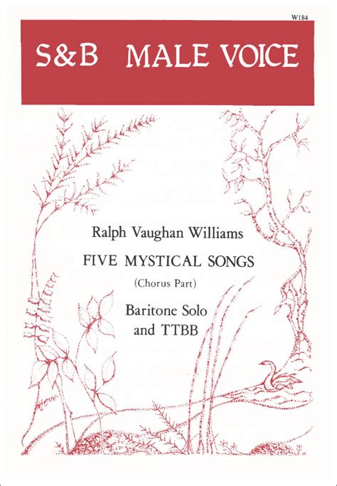 Vaughan Williams Ralph Five Mystical Songs Stainer Bell