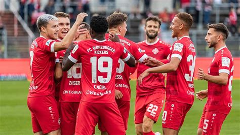 Liveticker zum Nachlesen Würzburger Kickers gewinnen gegen