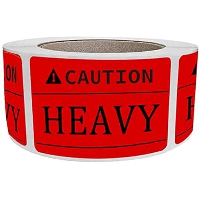 Youok Caution Heavy Sticker X Inch Fluorescent India Ubuy