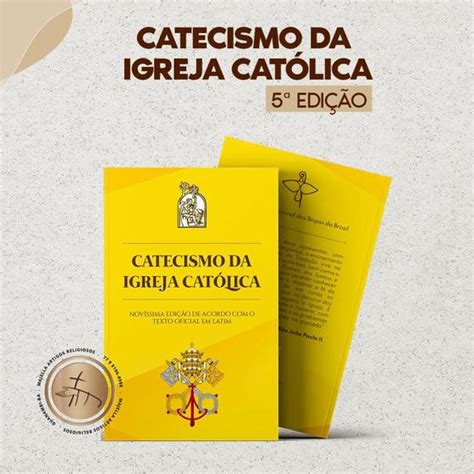 Novo Catecismo Da Igreja Cat Lica Grande Capa De Luxo Edi O