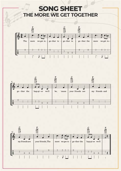 Top 7 Easy Ukulele Songs For Kids Printable Sheets