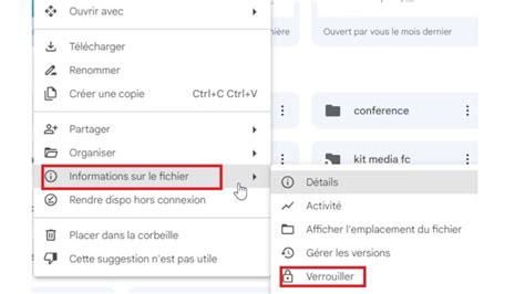 Comment Verrouiller Un Fichier Dans Google Drive