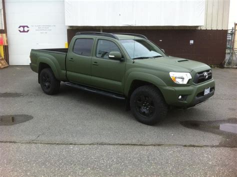 Vinyl Wrapped Army Green 2012 Tacoma | Tacoma World