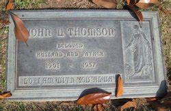 John Laughlin Jack Thomson M Morial Find A Grave