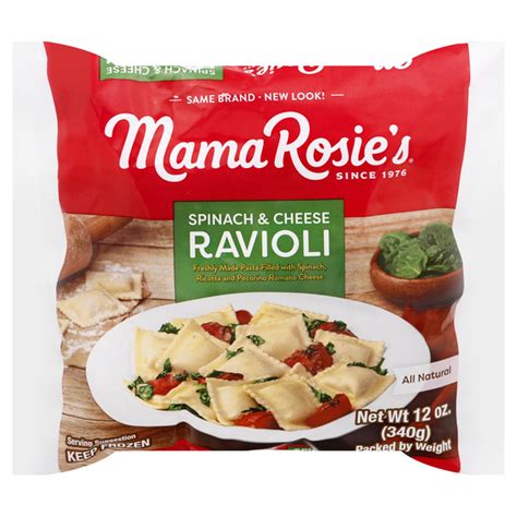 Save On Mama Rosie S Ravioli Pasta Spinach Cheese Frozen Order Online