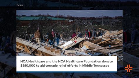 HCA Healthcare and the HCA Healthcare Foundation donate $250,000 to aid ...