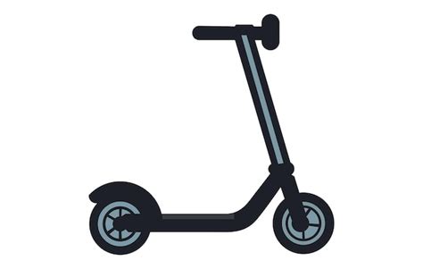 Premium Vector | Scooter transport flat icons set set of vector modern