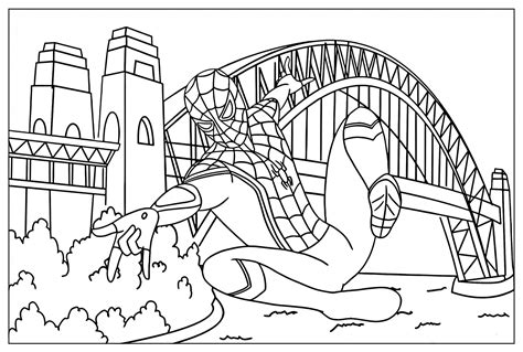 Free Spider Man Far From Home Coloring Sheets Free Printable Coloring