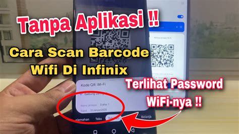 Cara Scan Barcode Wifi Di Infinix Tanpa Aplikasi YouTube