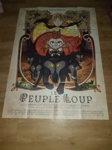 AFFICHE DE CINÉMA d époque du film LE PEUPLE LOUP de 2020 120x160cm