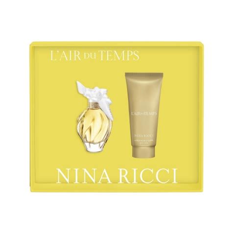 Nina Ricci L AIR DU TEMPS Coffret Eau De Toilette 50 Ml Et Lait Pour Le