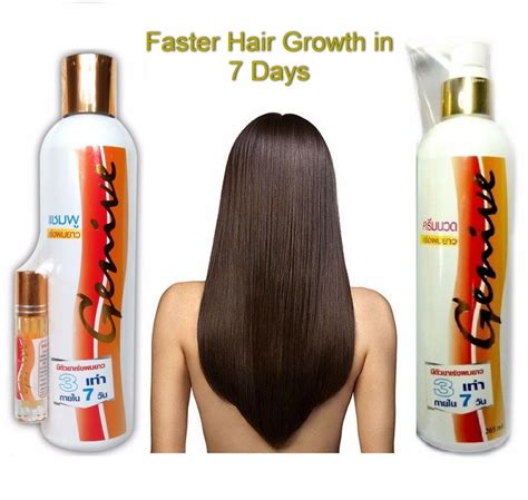 Genive Shampoo Conditioner Long Hair Fast Growth X Faster Lengthen